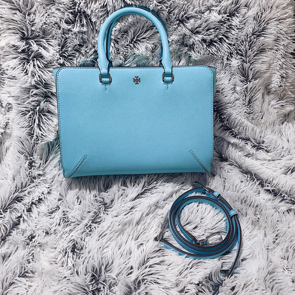 Tory Burch Robinson Small Zip Convertible Tote